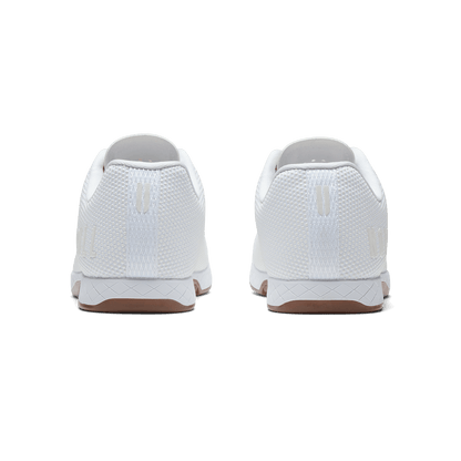 White Gum Outwork Shoe Back Angle.