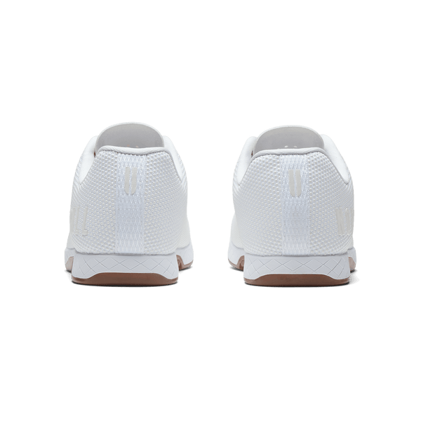 White Gum Outwork Shoe Back Angle.