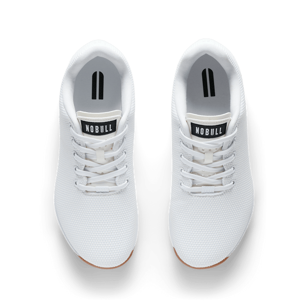 White Gum Outwork Shoe Overhead Angle.