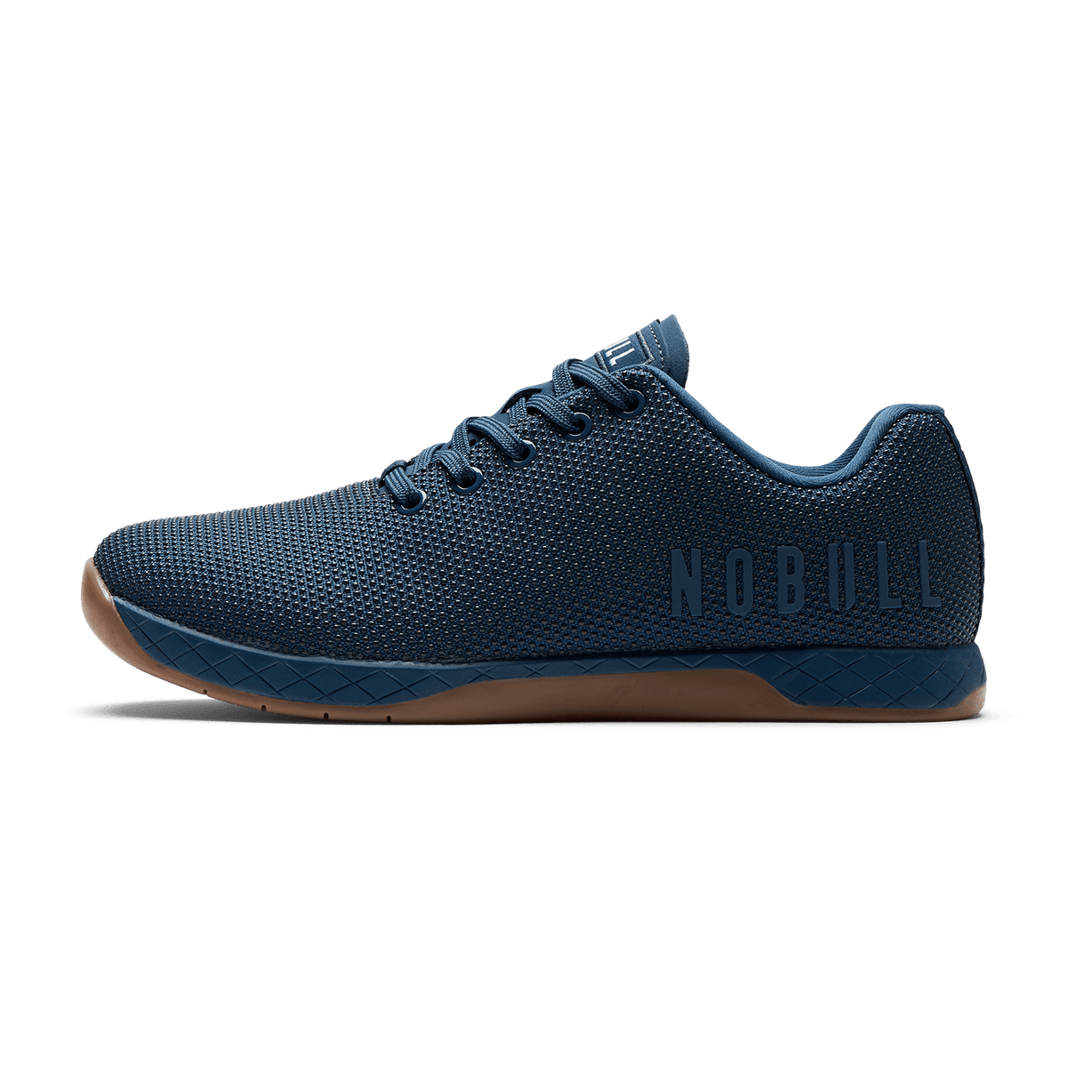Navy Gum Outwork Shoe Side Angle.