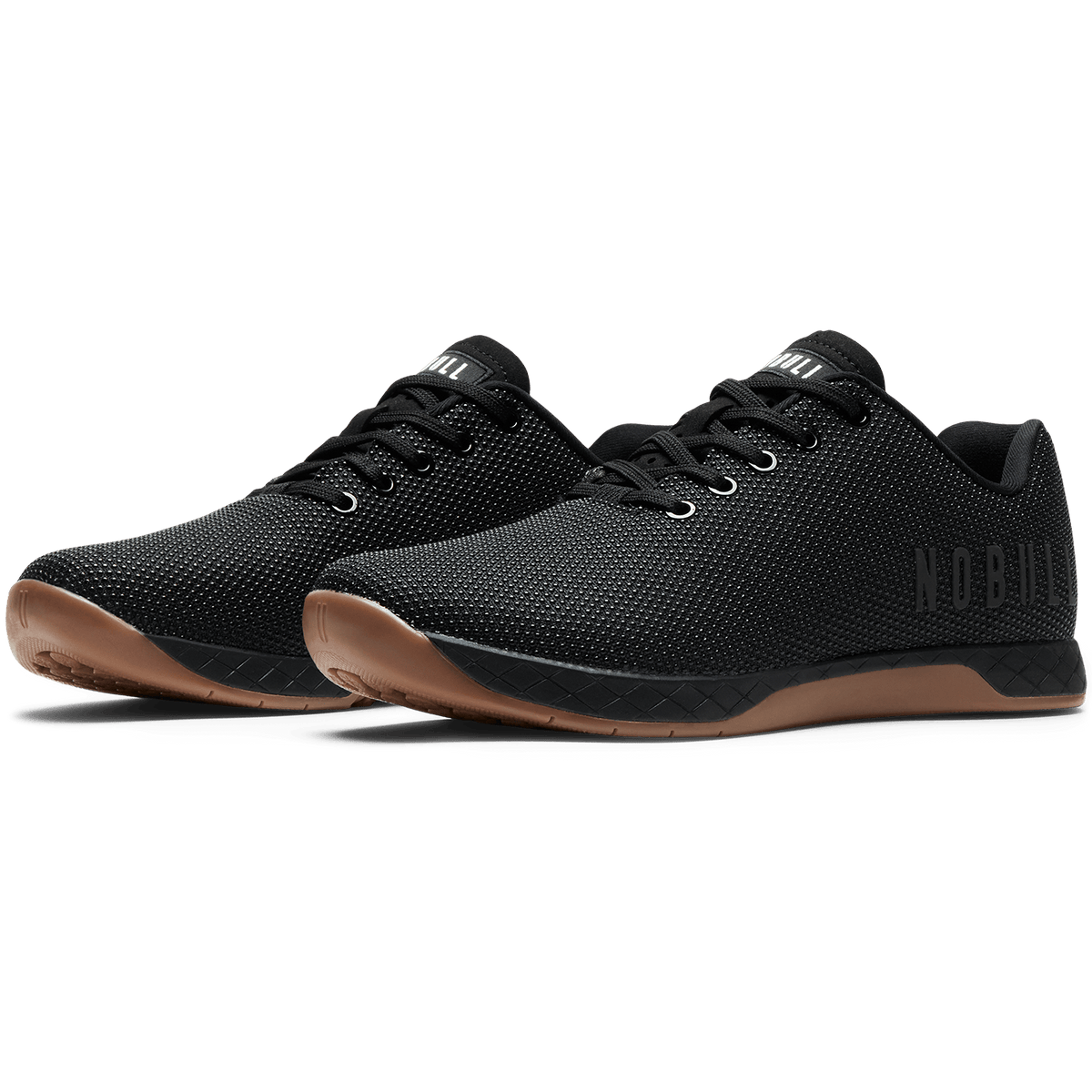 Black Gum Outwork Shoe Front Side Angle.