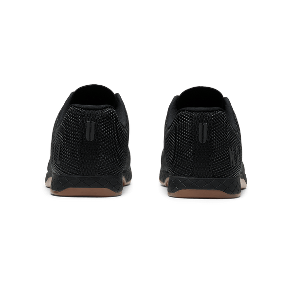 Black Gum Outwork Shoe Back Angle.