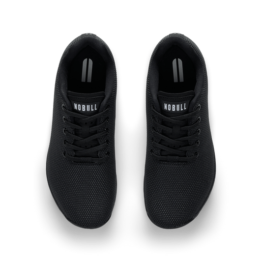 Triple Black Outwork Shoe Overhead Angle.