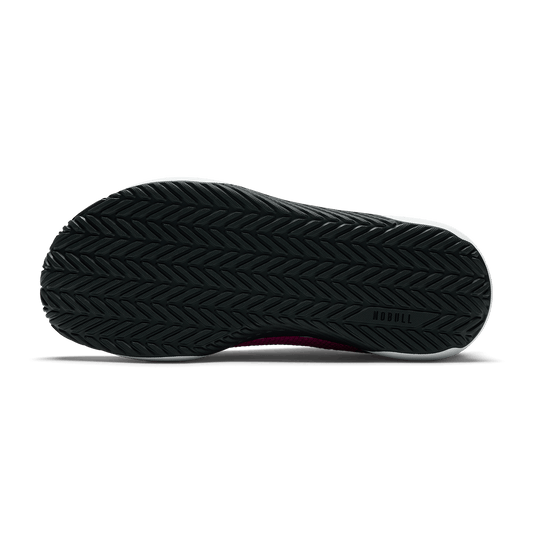 Vivid Fuchsia Classic White Jet Black Outwork Flex Shoe Bottom Angle.