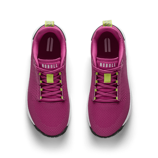 Vivid Fuchsia Classic White Jet Black Outwork Flex Shoe Overhead Angle.