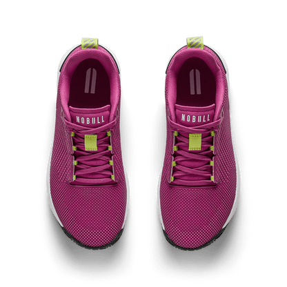 Vivid Fuchsia Classic White Jet Black Outwork Flex Shoe Overhead Angle.