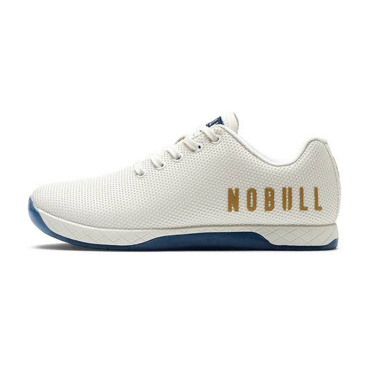 Stadium White Outwork Shoe Side Angle.