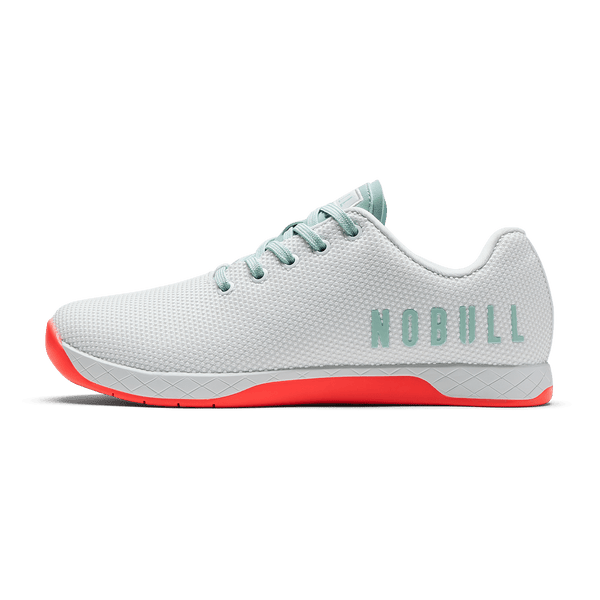 Classic White Fiery Coral Outwork Shoe Side Angle.