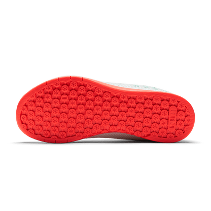 Classic White Fiery Coral Outwork Shoe Bottom Angle.
