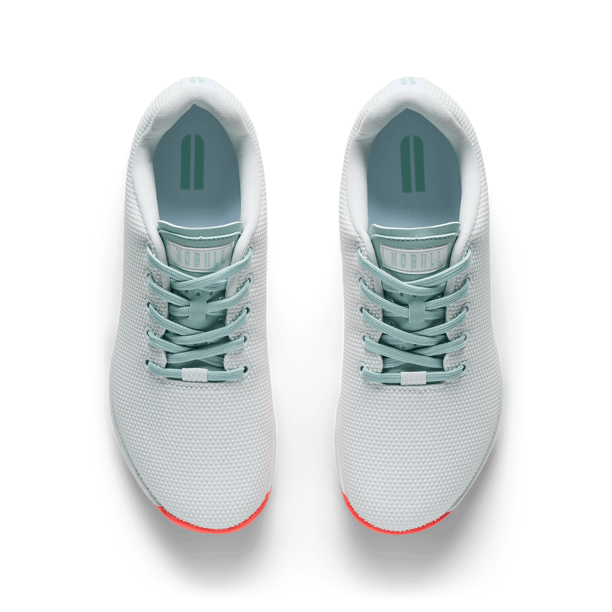 Classic White Fiery Coral Outwork Shoe Overhead Angle.