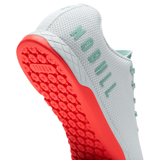 Classic White Fiery Coral Outwork Shoe Detail Angle.
