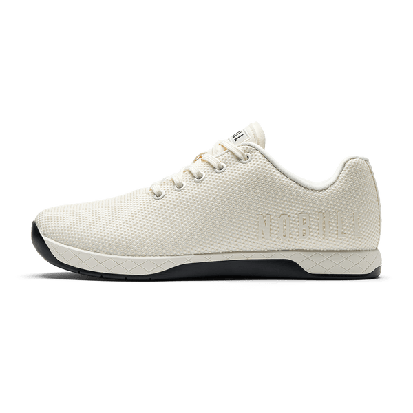 Cream Outwork Shoe Side Angle.