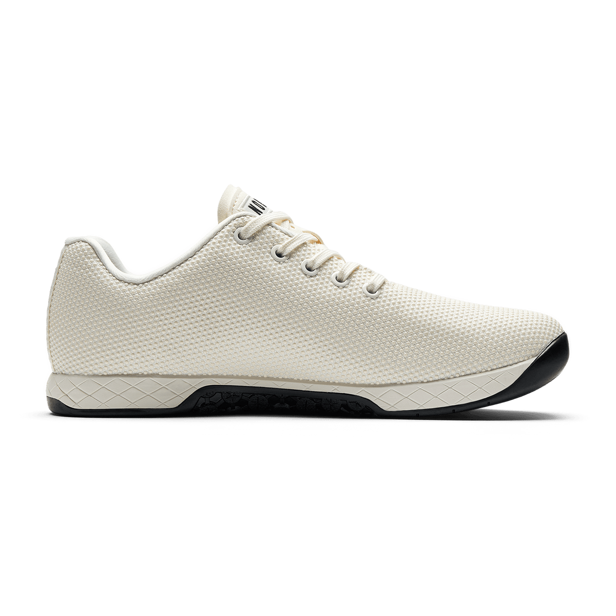 Cream Outwork Shoe Medial Side Angle.