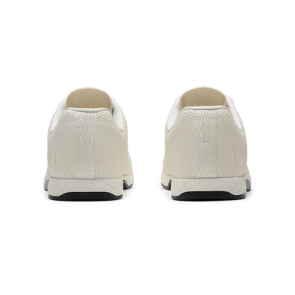 Cream Outwork Shoe Back Angle.