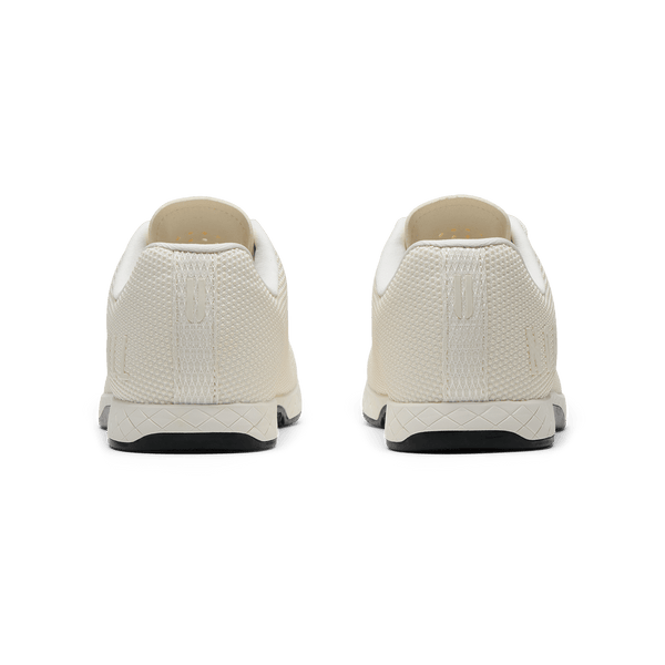 Cream Outwork Shoe Back Angle.