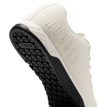 Cream Outwork Shoe Detail Angle.