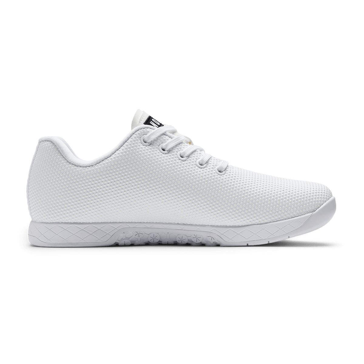 White Outwork Shoe Medial Side Angle.