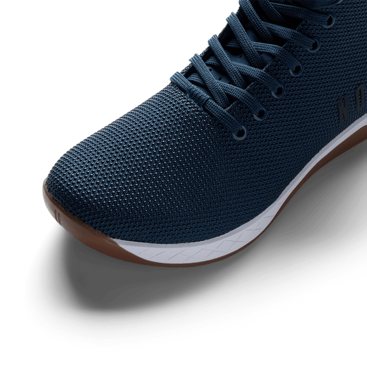Denim Outwork High-Top Shoe Detail Angle.