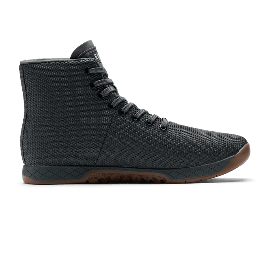 Iron Outwork High-Top Shoe Medial Angle.