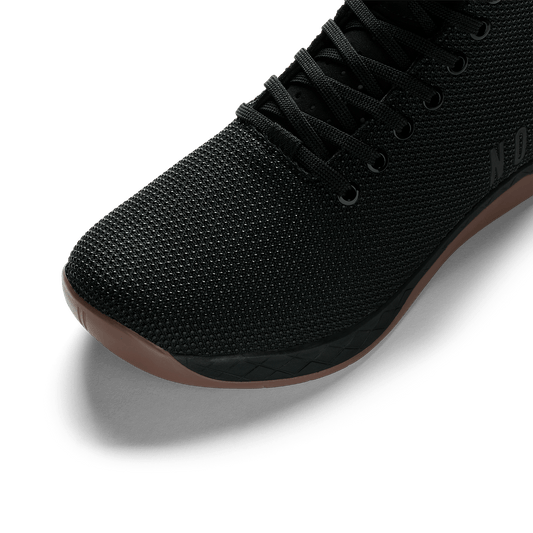 Black Gum Outwork High-Top Shoe Detail Angle.
