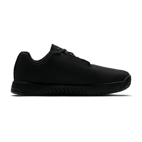 Triple Black Outwork Edge Shoe Medial Side Angle.