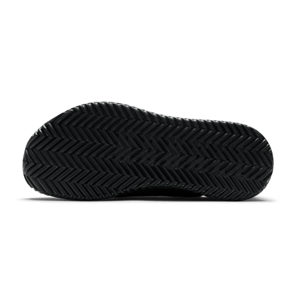 Triple Black Outwork Edge Shoe Bottom Angle.