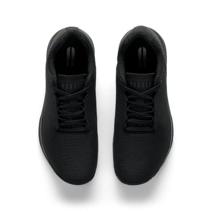 Triple Black Outwork Edge Shoe Overhead Angle.