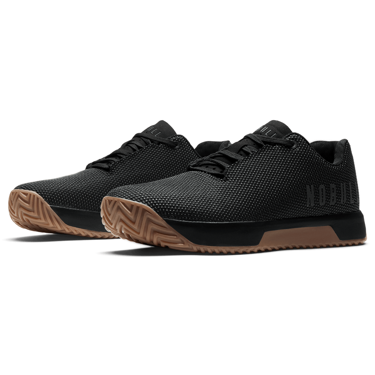 Black Gum Outwork Edge Shoe Front Side Angle.