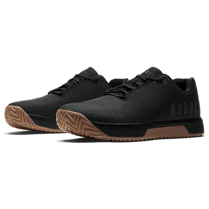Black Gum Outwork Edge Shoe Front Side Angle.