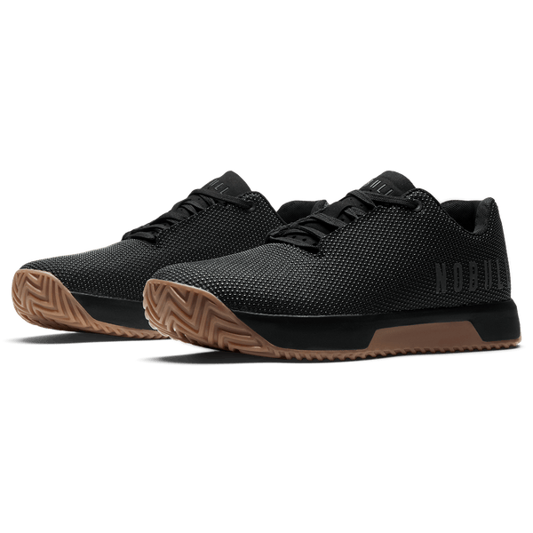 Black Gum Outwork Edge Shoe Front Side Angle.