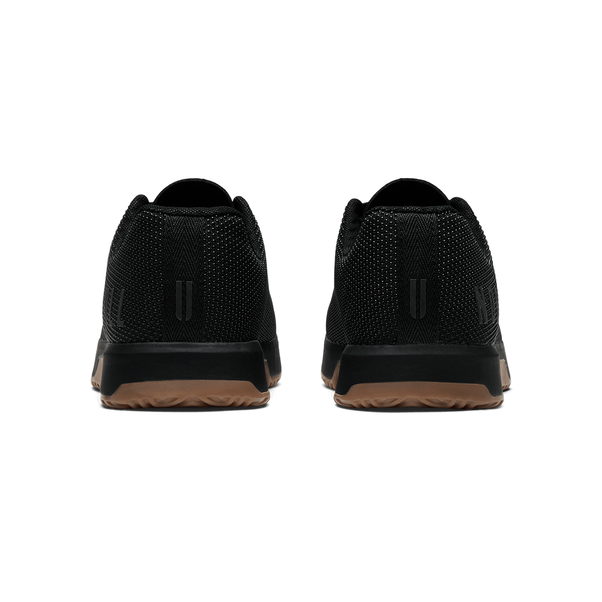 Black Gum Outwork Edge Shoe Back Side Angle.