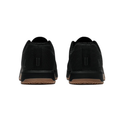 Black Gum Outwork Edge Shoe Back Side Angle.