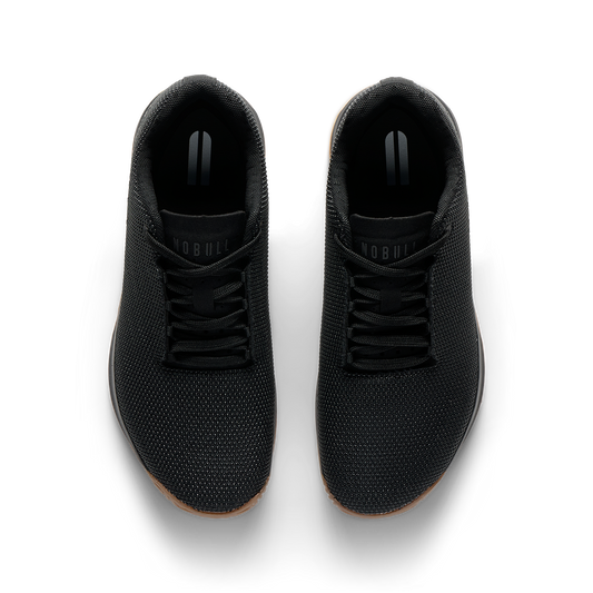 Black Gum Outwork Edge Shoe Overhead Angle.
