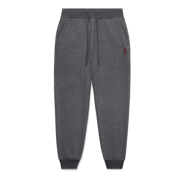 Men's Dark Gray Heather Port NOBULL Jogger Flat Lay Angle.