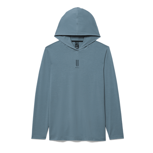 Men's Storm Cloud Adapt Hoodie Flat Lay Angle.