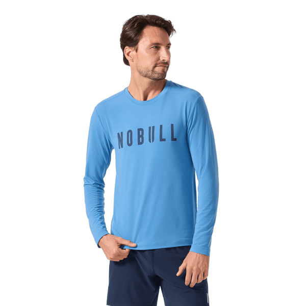 Men's Pacific Coast NOBULL Long Sleeve Tee Front Waist Up Angle.