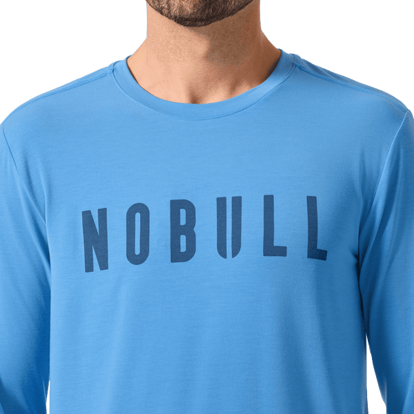 Men's Pacific Coast NOBULL Long Sleeve Tee Front Detail Angle.