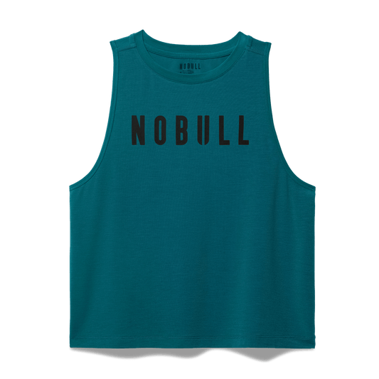 Women's Gulf Coast NOBULL Muscle Tank Flat Lay Angle.