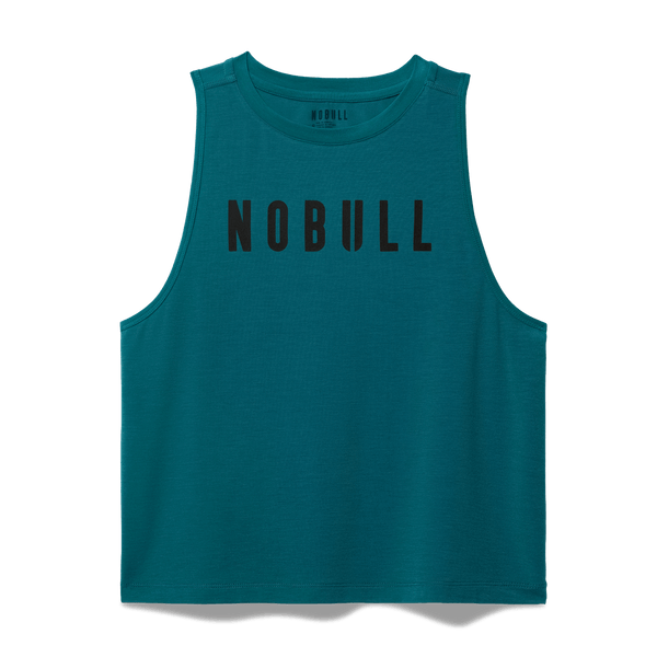 Women's Gulf Coast NOBULL Muscle Tank Flat Lay Angle.