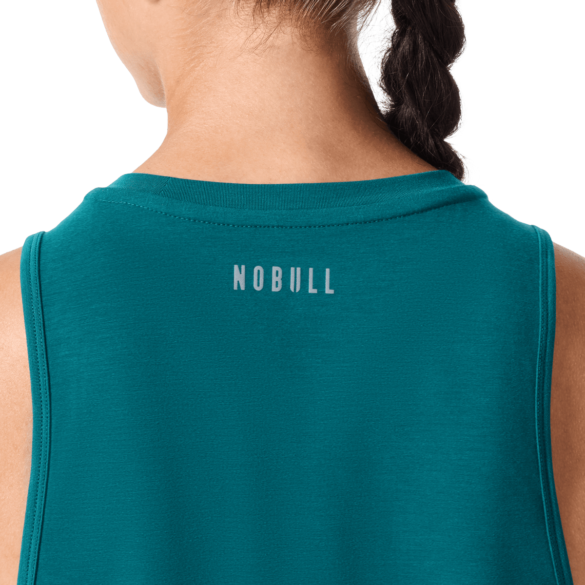 Women's Gulf Coast U NOBULL Muscle Tank Back Detail Angle.