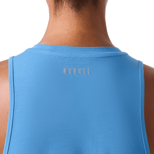 Women's Pacific Coast U NOBULL Muscle Tank Back Detail Angle.
