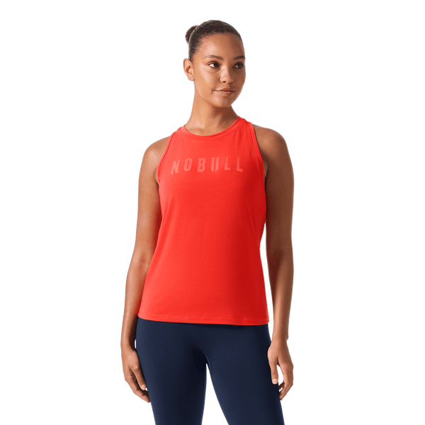 Women's Cayenne NOBULL High-Neck Tank Front Waist Up Angle.