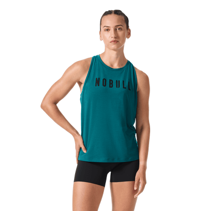 Women's Gulf Coast NOBULL High-Neck Tank Front Waist Up Angle.