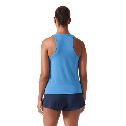 Women's Pacific Coast NOBULL High-Neck Tank Back Waist Up Angle.