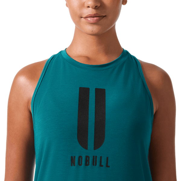 Women's Gulf Coast U NOBULL High-Neck Tank Front Detail Angle.