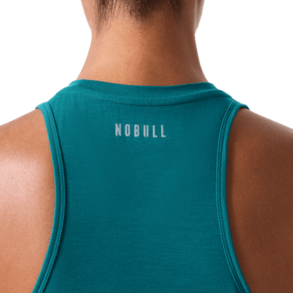 Women's Gulf Coast U NOBULL High-Neck Tank Back Detail Angle.