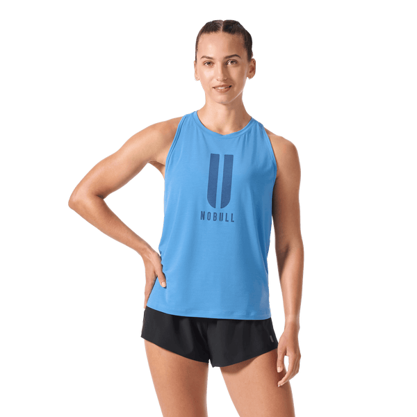 Women's Pacific Coast U NOBULL High-Neck Tank Front Waist Up Angle.