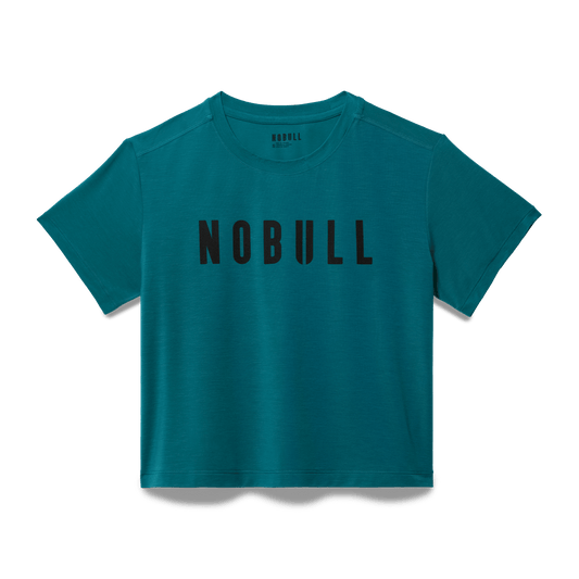 Women's Gulf Coast NOBULL Boxy Tee Flat Lay Angle.