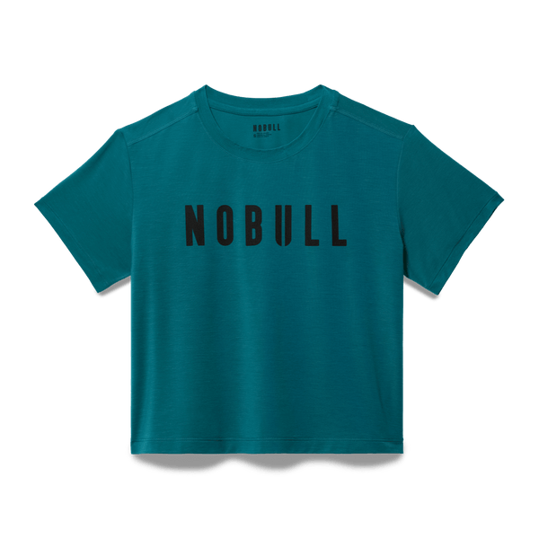 Women's Gulf Coast NOBULL Boxy Tee Flat Lay Angle.