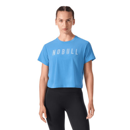 Women's Pacific Coast NOBULL Boxy Tee Front Waist Up Angle.
